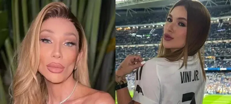 "Fica mais Maria Chuteira", diz Maya Massafera ao elogiar novo visual loiro de Virginia Fonseca