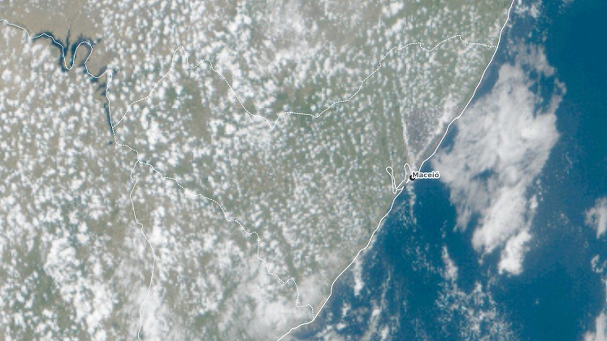 Previsão indica tempo instável e chuvas passageiras em Alagoas no fim de semana