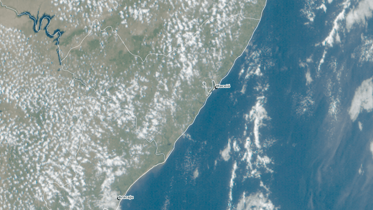 Confira a previsão do tempo em Alagoas nesta segunda-feira, 22
