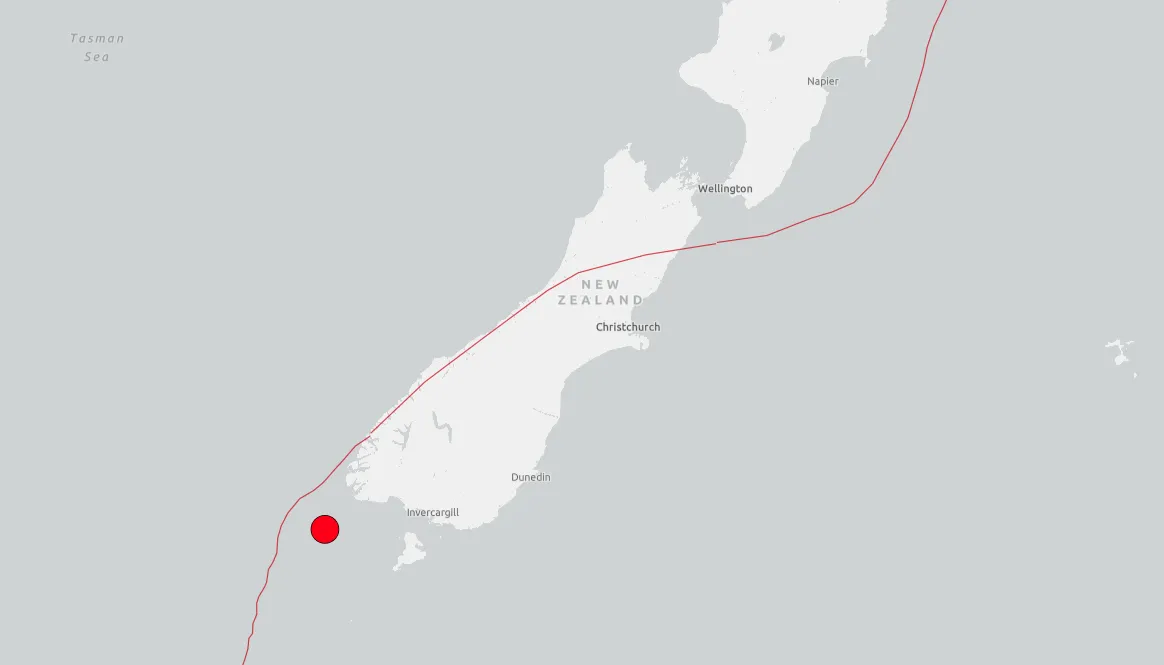 Tremor de magnitude 6,8 é registrado na Ilha do Sul, na Nova Zelândia
