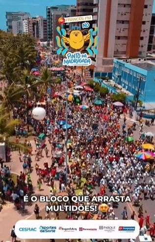 Grupo Francês lidera transmissão nacional do pré-carnaval e conecta cinco estados ao Pinto da Madrugada