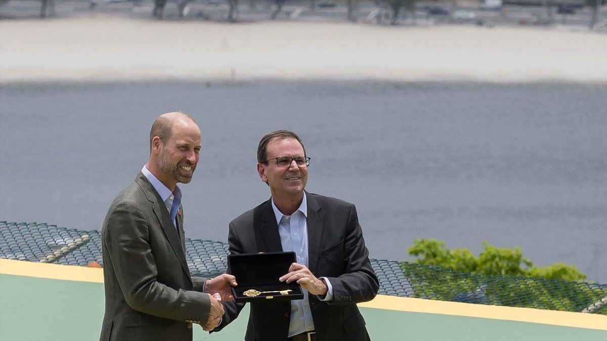 Príncipe William visita o Pão de Açúcar e recebe chave do Rio em agenda antes da COP30
