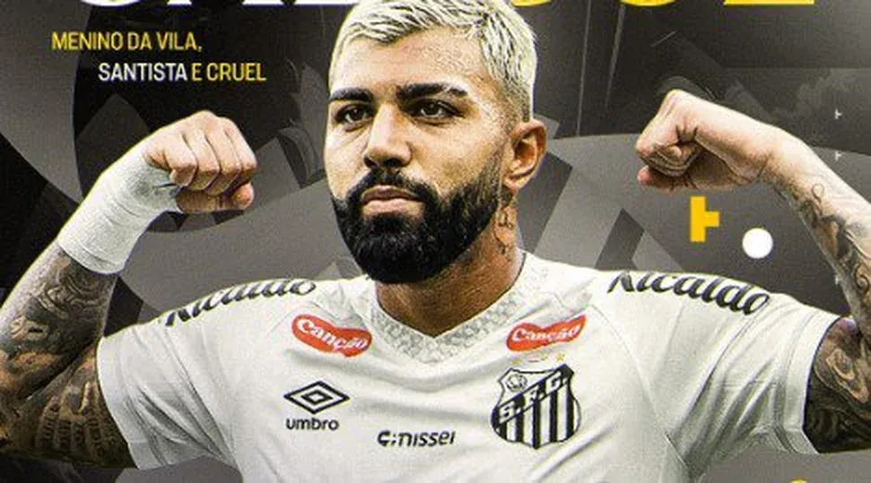 No Santos, Gabigol volta a exaltar o Flamengo; veja o que ele disse 