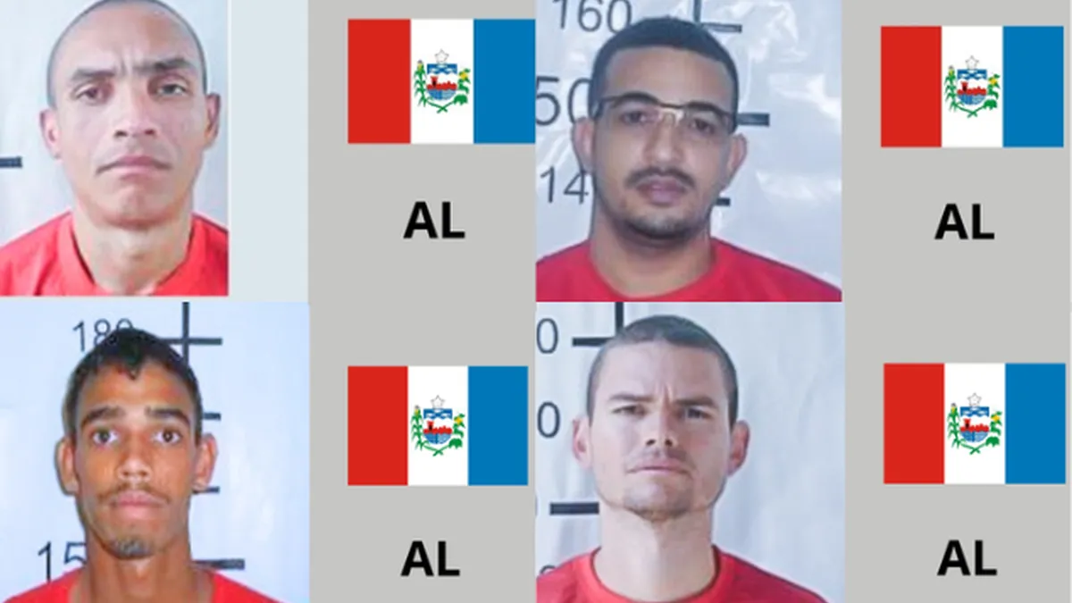 Justiça inclui oito alagoanos na nova lista nacional de criminosos mais procurados do país; VEJA