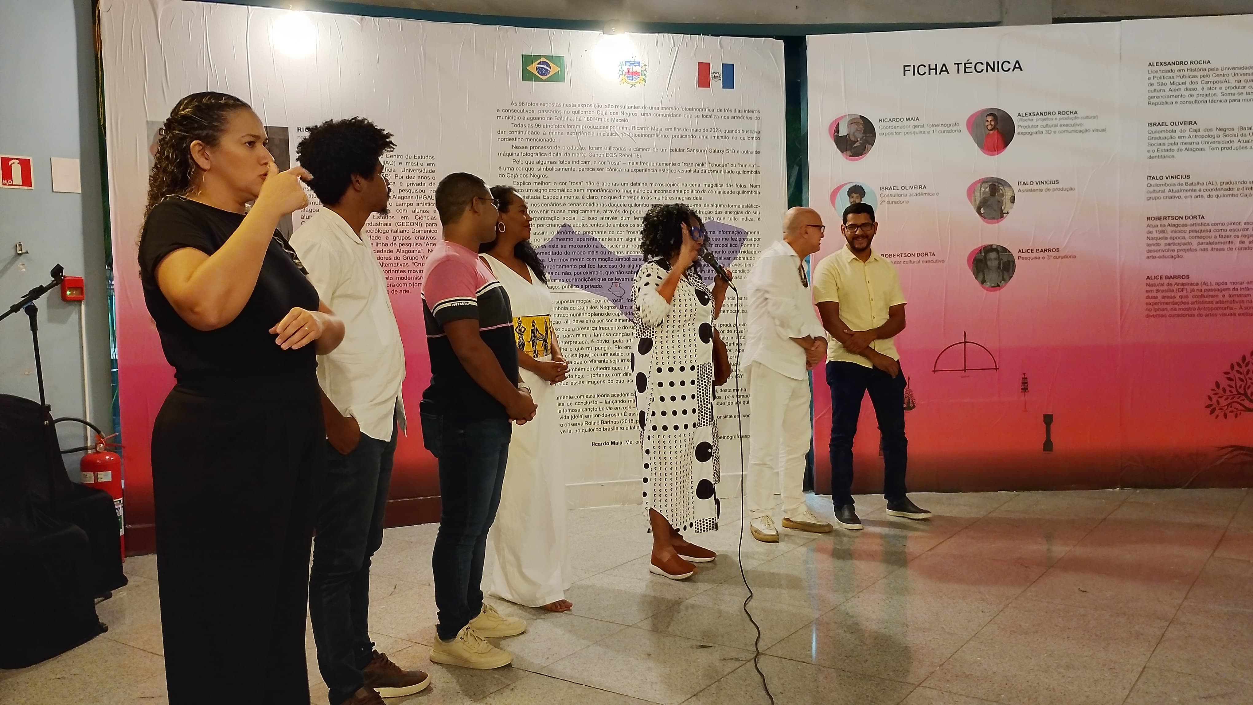 Paulo Dantas, Marina Cintra e Wagney Dantas ignoram abertura da Exposição do Quilombo Cajá dos Negros