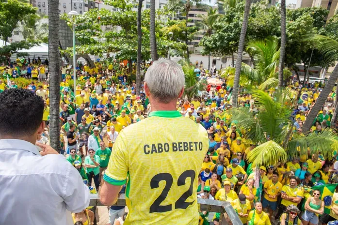 Cabo Bebeto reforça apoio a Bolsonaro em ato de 7 de Setembro em Maceió