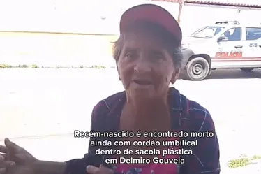 Catadora encontra corpo de bebê dentro de sacola em Delmiro Gouveia