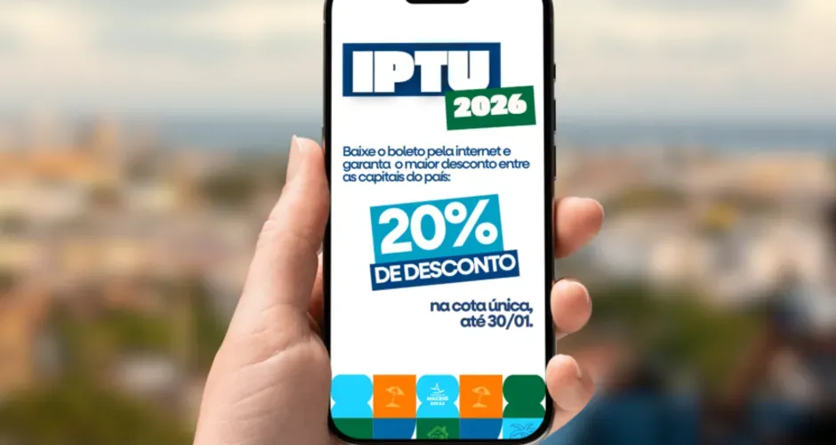IPTU 2026 com 20% de desconto vence nesta sexta-feira em Maceió