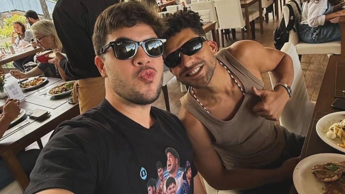 “Romance?”: influenciador alagoano é flagrado aos beijos com ator da Globo