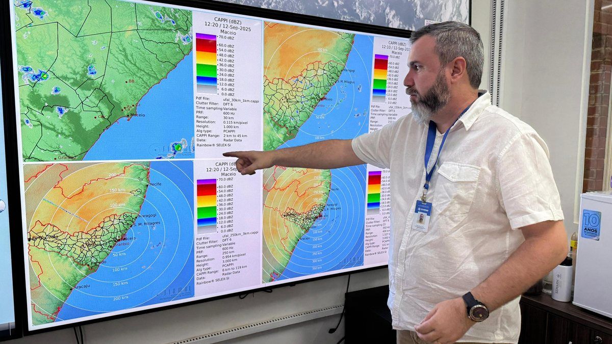 Previsão indica sol no interior e chance de chuvas isoladas no Litoral de Alagoas