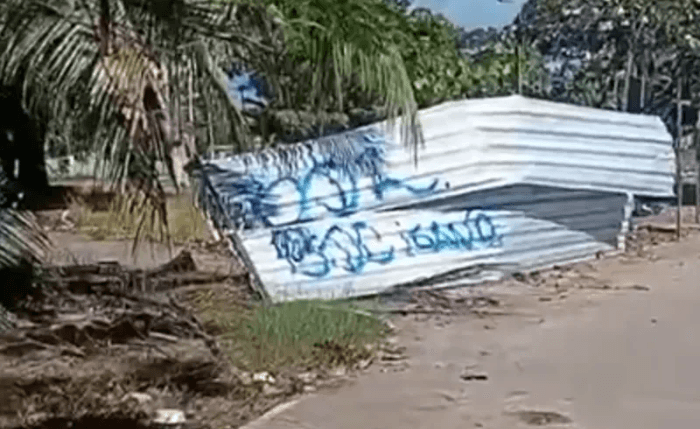 Vândalos furtam tapumes da Praça Sinimbu e comprometem obras de revitalização