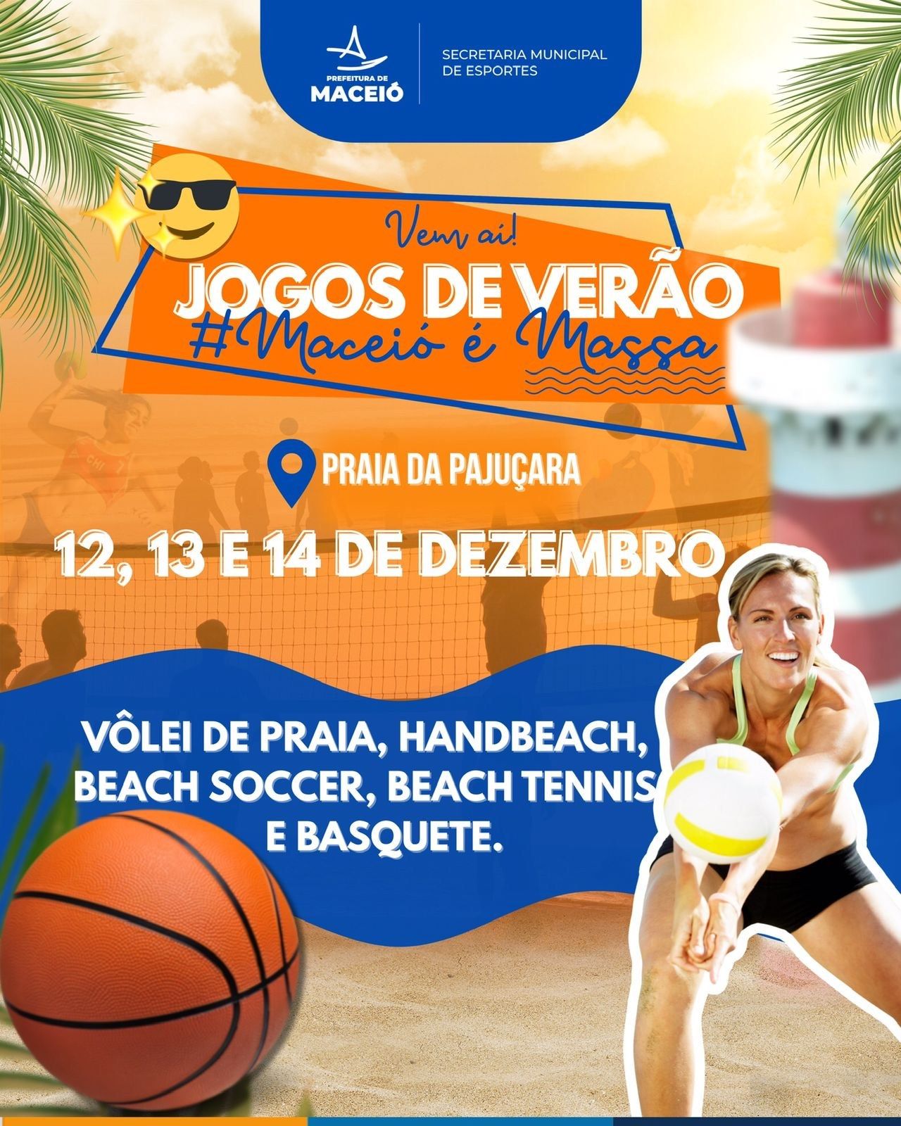 Jogos de Verão na orla de Pajuçara estão com inscrições abertas