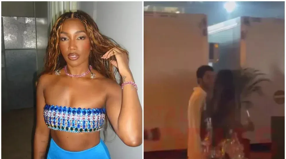 Iza é flagrada de mãos dadas com ator João Lucas Silva nos bastidores do réveillon