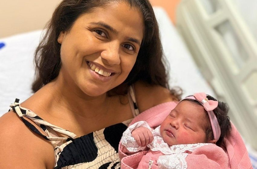 Maternidade do Hospital da Cidade dá boas-vindas à primeira bebê do ano, Esther