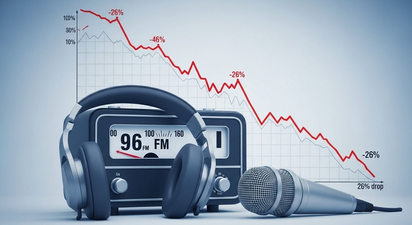 Audiência da 96 FM em Maceió despenca 26% com nova direção, aponta Ibope