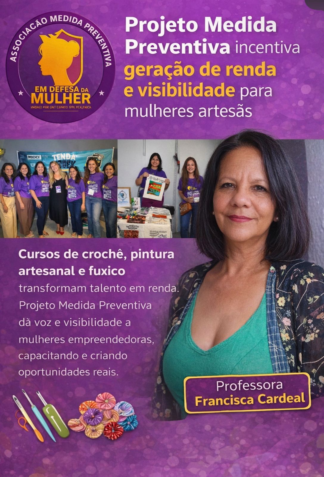 Projeto Medida Preventiva oferece cursos gratuitos e abre pré-inscrição para mulheres em AL