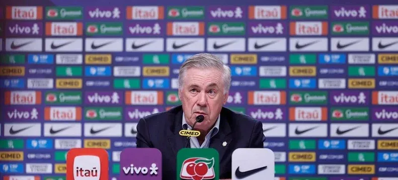 Ancelotti anuncia hoje convocação da Seleção Brasileira para amistosos; saiba onde assistir