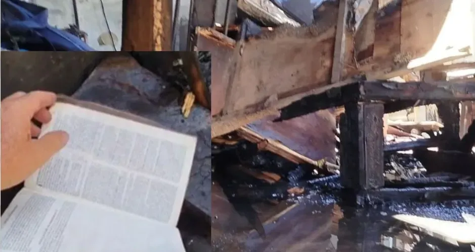 Bíblia é encontrada intacta após incêndio destruir casa em Alagoas