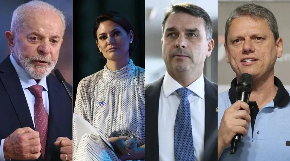 Pesquisa aponta Lula com 38% em 2026; Michelle lidera oposição e Flávio Bolsonaro empata com Tarcísio